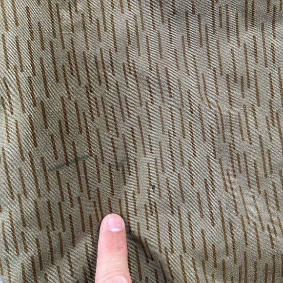 80s East Germany Rain Camo Insulated Cargo Pants M 48 Green Suspenders 36x25 - Picture 7 of 16